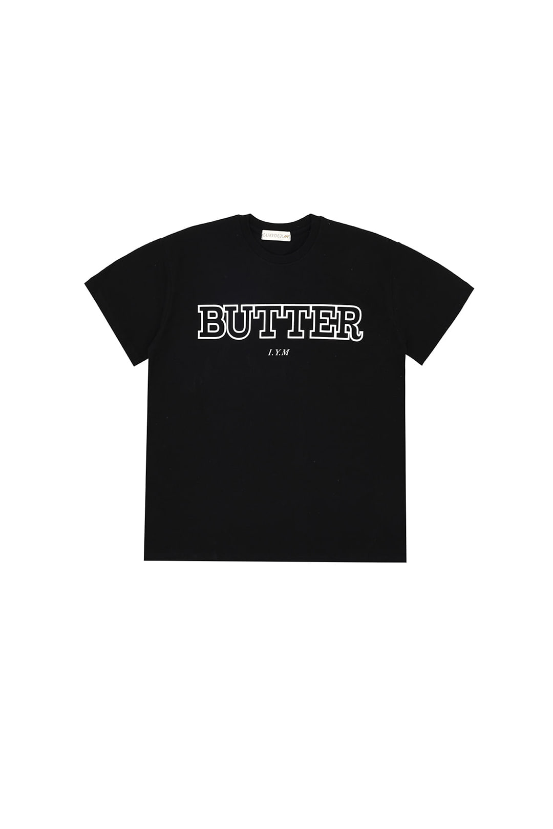 50%--butter T-shirt (black)